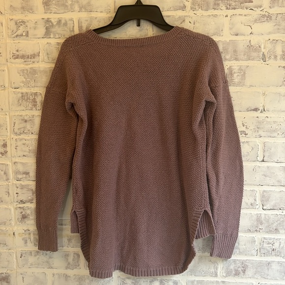 Madewell Women’s Long Sleeve Sweater Knit Purple Warm Crewneck Preppy Size Small - Picture 6 of 10